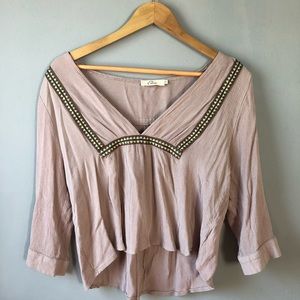 Mauve Elodie Bohemian Blouse